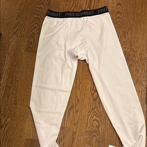 Nike Pro Combat White Leggings